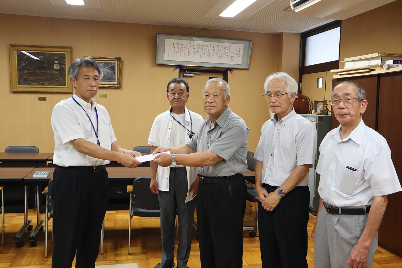 高19回生が28万円寄附